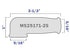Electrical Terminal Boot 6 Pack, Silicone Rubber 5/16", MS25171-2S.