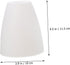 OSALADI Plastic Lampshade Small Lamp Shade Cylinder Lamp Shade Flat Lampshade Wall Light Shade Lamp Shades Floor Lamp
