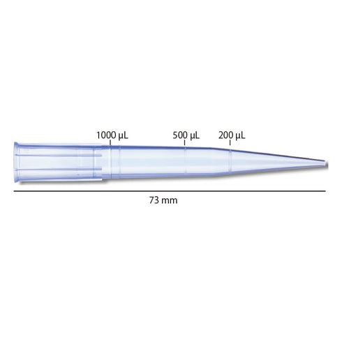 110-706B, 1000ul, Standerd Pipette Tips, Blue, Bulk, 1000tips/bag