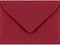 LUXPaper #17 Mini Envelopes, 2 11/16" x 3 11/16", Garnet Red, 80lb. Text, 50 Qty