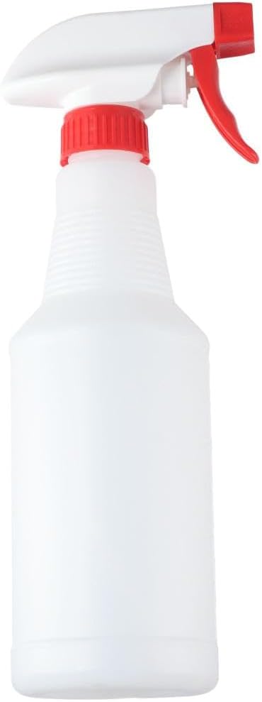 16 Oz Plastic Spray Bottles, 500ml Refillable Empty Heavy Duty Mist Stream Trigger Sprayer for Home Garden