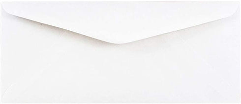 JAM PAPER #11 Business Commercial Envelopes, 4 1/2 x 10 3/8, White, 50/Pack