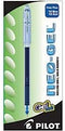 Pilot Neo-Gel Rollerball Pens, Fine Point, 0.7 mm, Clear Barrel, Blue Ink, Pack of 12 by PILOT