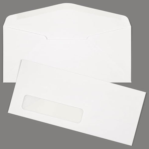 LUXPaper #9 Business Window Envelopes | 3 7/8" x 8 7/8" | Bright White | 500 Qty
