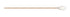MG Chemicals Urethane Precision Cleaning Foam Over Cotton Swab, 6" Length, 100 PPI Porosity, Pack of 50