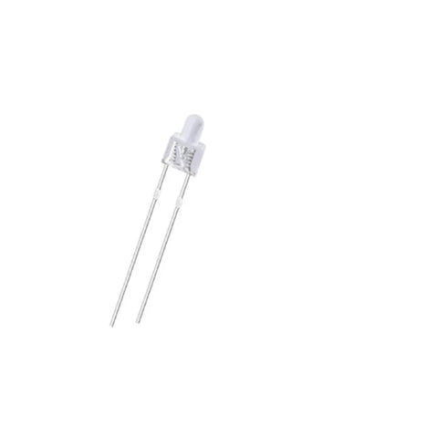 LDGSUPH 2mm Light(10pcs Led Pacifier Type Red Yellow Green Bule Warm White Water Clear Lens Big Wide Angle Light Diodes