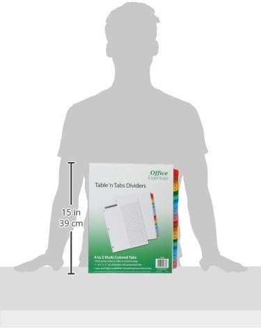 Table 'n Tabs Dividers, 26-Tab, Letter, 11677
