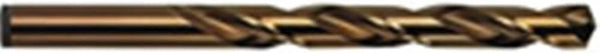 Irwin Tools 3016019 Single Cobalt Alloy Steel High-Speed Drill Bit, 19/64" x 4-3/8