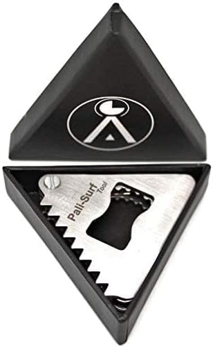 Ultimate SURF Gift Keychain, Multi Tool with Fin Key, Wax Comb, Scraper, Bottle Opener, Screwdrivers + 6 FCS GRUB Screws