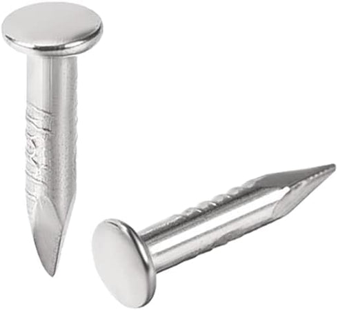 uxcell Small Tiny Hardware Nails, Carbon Steel 1.7X9mm for DIY Decorative Wooden Boxes, Silver Tone, 200pcs