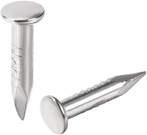 uxcell Small Tiny Hardware Nails, Carbon Steel 1.7X9mm for DIY Decorative Wooden Boxes, Silver Tone, 200pcs