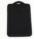 Black Faux Leather Business ID Badge Card Holder, 10 Pcs, Vertical Top Loading