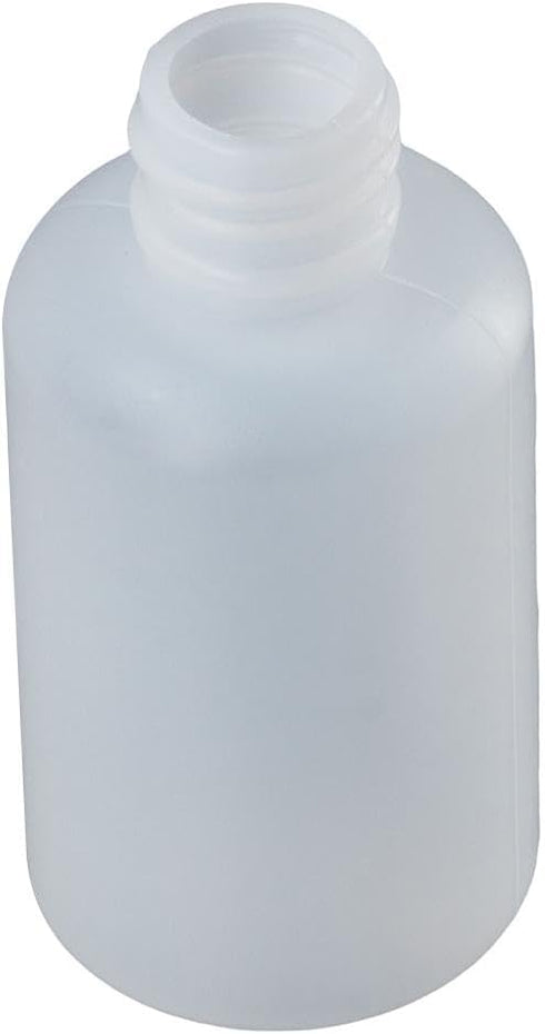 FEIYING 50pcs 60ml 2OZ Plastic Travel Empty Small Mouth Graduated Lab Chemical Container, Sample Bottles with Caps