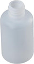 FEIYING 50pcs 60ml 2OZ Plastic Travel Empty Small Mouth Graduated Lab Chemical Container, Sample Bottles with Caps