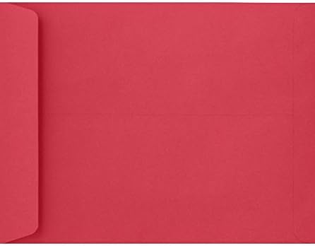 LUXPaper 9 x 12 Open End Envelopes | Holiday Red | 60lb. Text | 50 Qty
