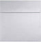 LUXPaper Square Invitation Envelopes | Peel & Press | 5 3/4" x 5 3/4" | Silver Metallic | 80lb. Text | 50 Qty by Envelopes.com