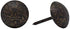 Premium Upholstery Tacks, Decorative Trim for Furniture, 7/16-inch Diameter (200, Dark Antique Brass)