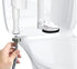 Toilet Supply Line - Braided Stainless Steel Water Connector, 3/8 Female Compression x 7/8 Female Ballcock Thread (4,