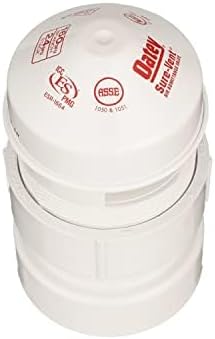 Oatey Sure-Vent 1-1/2 in.–2 in. 160 Branch, 24 Stack DFU Air Admittance Valve with White PVC Adapter