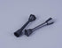 Tustao 10Pcs Black Mini Miniature Street Light Model, Railway Train Post Lamps Light Poles for Outside,Pole Black Lamp