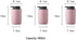 PAGOIAAR Countertop Soap Dispenser - Bathroom Pump Bottles, Refillable Ceramic Stripe Matte Lotions Dispensing Bottle