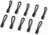 Stayput Black Pull Cords, 10 Pack, Used with Shock Cords & Zippers for Canvas (Sold Separately).