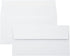 LUXPaper Photo Greeting Invitation Envelopes | 4 3/8" x 8 1/4" | 50 Qty, Bright White, 70lb. Text