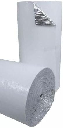 Trade Winds Chicken Coop Insulation 48" x 10' Double Bubble White Reflective Foil 40SQFT