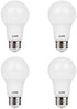 LUNO A19 Dimmable LED Bulb, 5.5W (40W Equivalent), 450 Lumens, 5000K Daylight, E26 Medium Base, 4-Pack