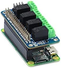 Relay 4 Zero 3V 4 Channel Relay Shield for Raspberry Pi, HAT Expansion Relay Board for Raspberry Pi