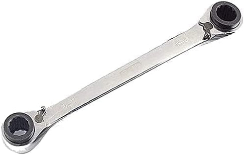 4 in 1 Ratchet Spanner Chrome Vanadium Steel Double Twin Ended Ratchet Wrench 12x13mm-14x15mm Silver