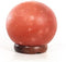 Himalayan Salt Crystal Sphere Salt Lamp 4" (Small) with Cord - See