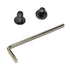 iexcell 100 Pcs M5 x 8mm Thread Pitch 0.8 mm Alloy Steel Hex Socket Button Head Cap Screws Kit, Black Oxide