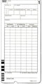 COMPUMATIC 200 Compatible CTR-TC Time Cards for Icon CT-900 Calculating Time Recorder