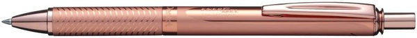 Pentel BL407PG-A EnerGel Sterling Liquid Gel Rollerball Pen, 0.35 mm Stroke Width, Rose Gold Casing, Black Ink