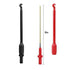 ZB-T12S Automotive Wire Piercing Probe, Wire Piercing Clip Puncture Wire Back Probe Pins Red Black 160 * 16mm