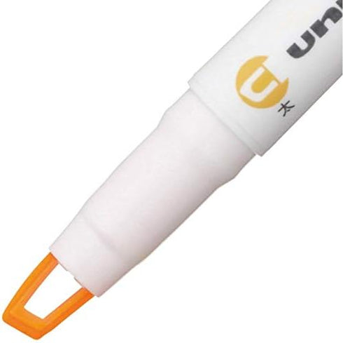 Uni Propus Window Double-Sided Highlighter Pen, 10 Color Set with 4.0 mm/0.6 mm Twin Tip and Sticky Notes