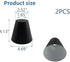 2PCS E27 Bulb 4.13" MY MIRONEY Black Barrel Metal Lampshade Hardware Industrial Pendant Light Shade Vintage Chandelier