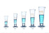 Professional Lab Graduated Measuring Cup, 500ml Wide Mouth Glass Conical Beaker, Heat Resistant Borosilicate