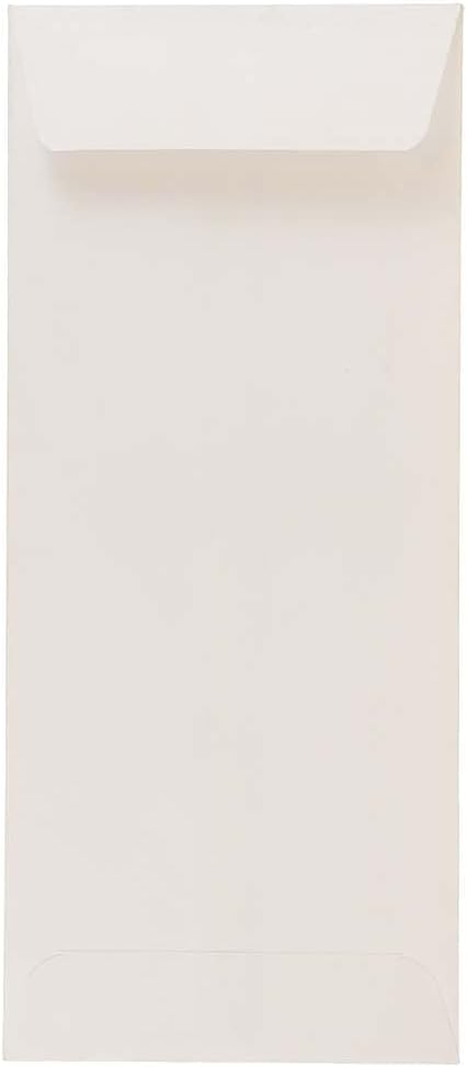 JAM PAPER #10 Policy Business Commercial Envelopes - 4 1/8 x 9 1/2 - White - 50 Pack