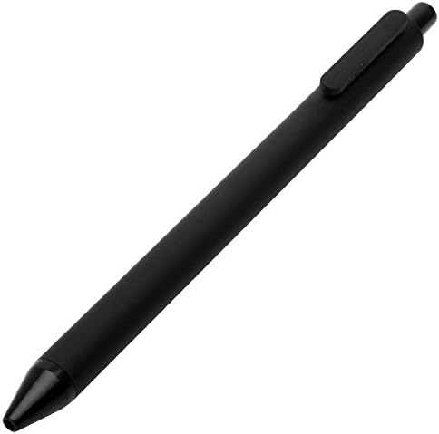 Kaco Pure Black Retractable Gel Ink Pen, 0.5mm Extra Fine Point, Pack of 10