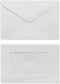 LUXPaper #56 Mini Window Envelopes, Commercial Flap, 3" x 4 1/2", White, 50 Qty