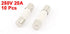 uxcell 10 Pcs 250V 20A Fast Acting Ceramic Fuses Tubes, 5mm x 20mm (Pack of 10)