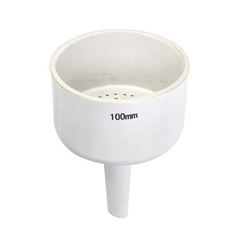 QWORK 100mm Porcelain Buchner Filtration Funnel for Lab