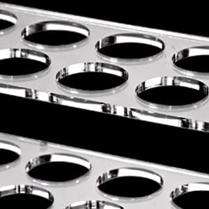 Transparent 12-Hole Acrylic Acrylic Test Tube Rack for 10ML Test Tube (25ml)