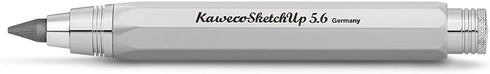Kaweco SKETCH UP Clutch Pencil 5.6 mm 5B Satin Chrome, Exclusive Mechanical Pencil with Lead Refill