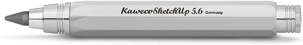 Kaweco SKETCH UP Clutch Pencil 5.6 mm 5B Satin Chrome, Exclusive Mechanical Pencil with Lead Refill