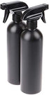Plastic Spray Bottle 500ml Mister for Cleaning, Black Empty Spraying Bottles for Kitchen and Garden
