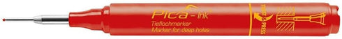 Pica Ink Red Marker Pen, Precision Fine Tip for Deep Holes 150-40
