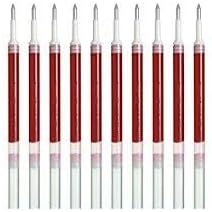 Pentel Refills Ink for EnerGel Liquid Gel Pen, 0.7mm, Red Ink, Value Set